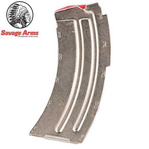 SAVAGE 90008 MAGAZINE FOR MODEL MK-II RIMFIRE 22 LR, 10 ROUND, STAINLESS